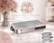 ASPIRATEUR À POUSSIÈRE POUR ONGLES INF 48 W AVEC DEUX VENTILATEURS, VITESSE VARIABLE, COUVERCLE SUPÉRIEUR MAGNÉTIQUE AMOVIBLE, AFFICHAGE LED + 100 FILTRES GRATUIT