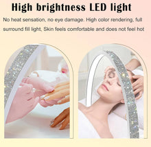 Lampe de table  Demi lune Bling Bling pour esthétique