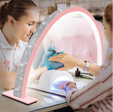 Lampe de table  Demi lune Bling Bling pour esthétique