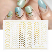 Gna Sticker métallique foil  pour french et deco