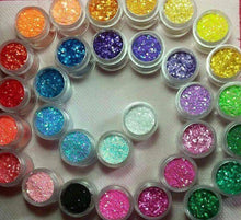 Collection de paillettes satineé