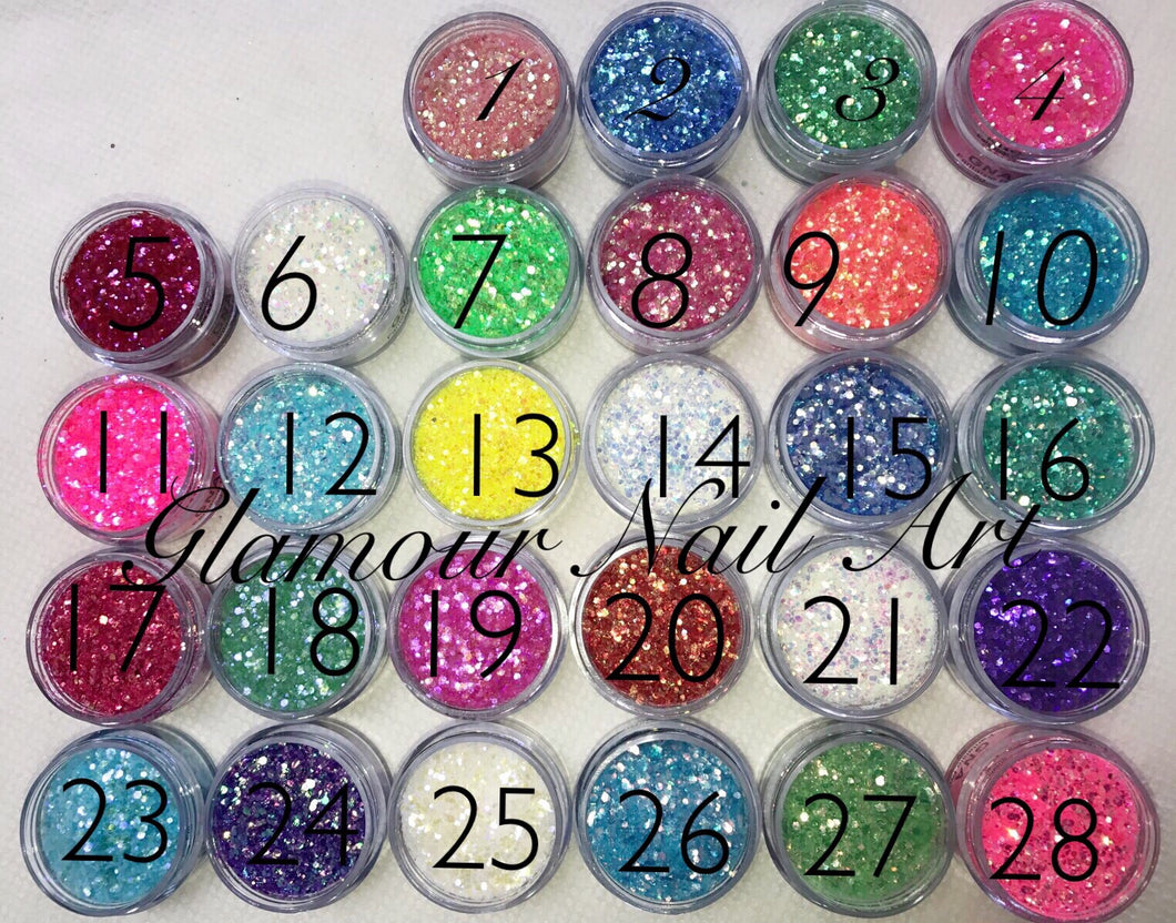 Paillettes irridescentes