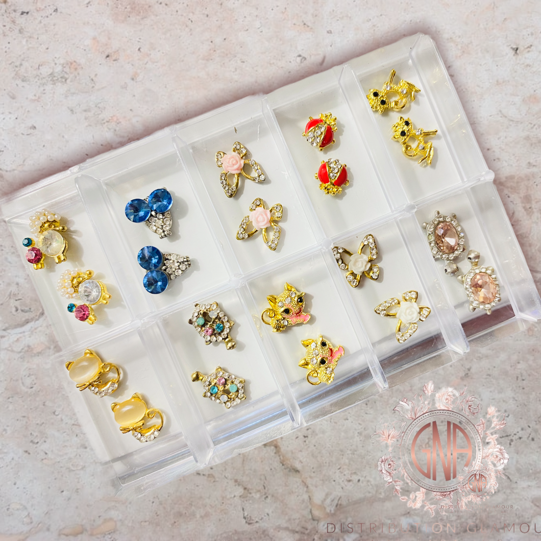 Gna Agencement 4 bijoux 3D animaux