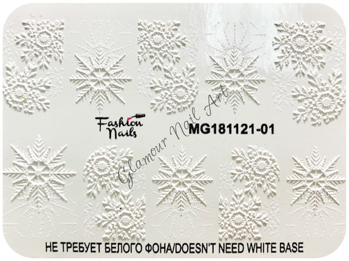 Sticker Flocon de neige 3D