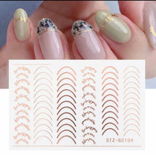 Gna Sticker métallique foil  pour french et deco