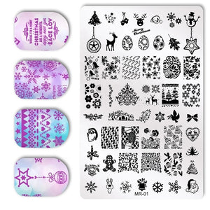 Plaquette de stamping pour Hiver et Noel