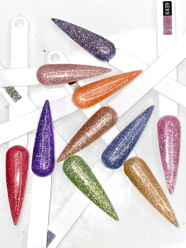 10 vernis UV GNA pailletté collection bijoux