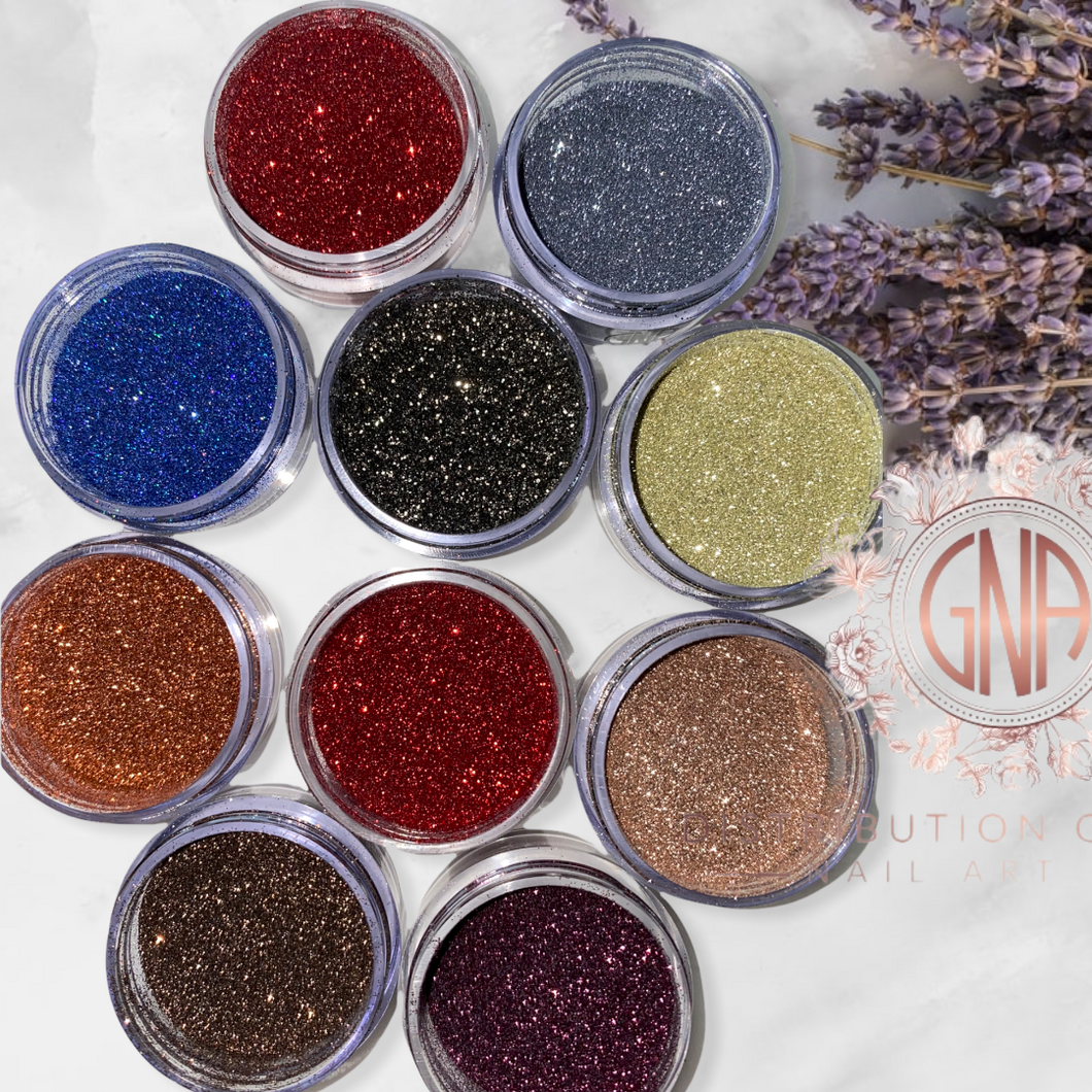 Gna Agencement de glitter de couleur automne