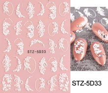 Sticker 5D Blanc