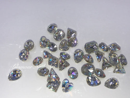 Crystaux 3d différentes formes