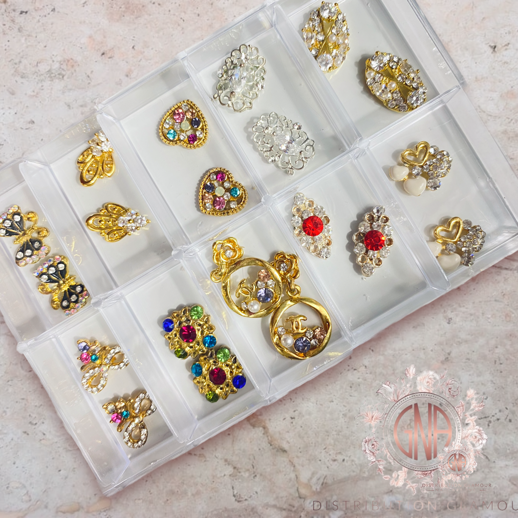 Gna Agencement 5 bijoux 3D en metal