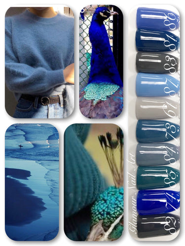 Collection  bleu dramatique