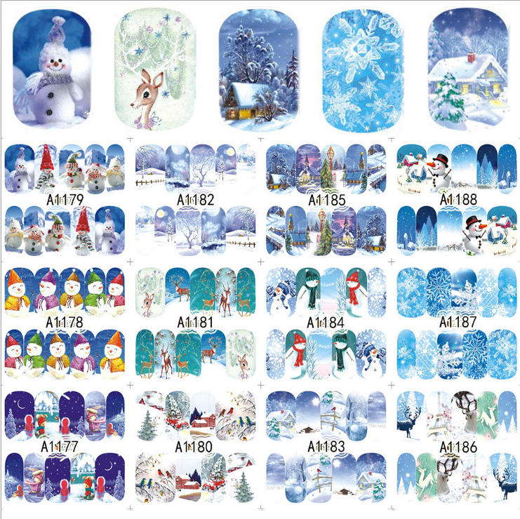 Sticker hiver et Noel 2