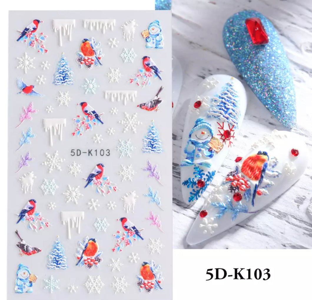Sticker 5D hiver 2021
