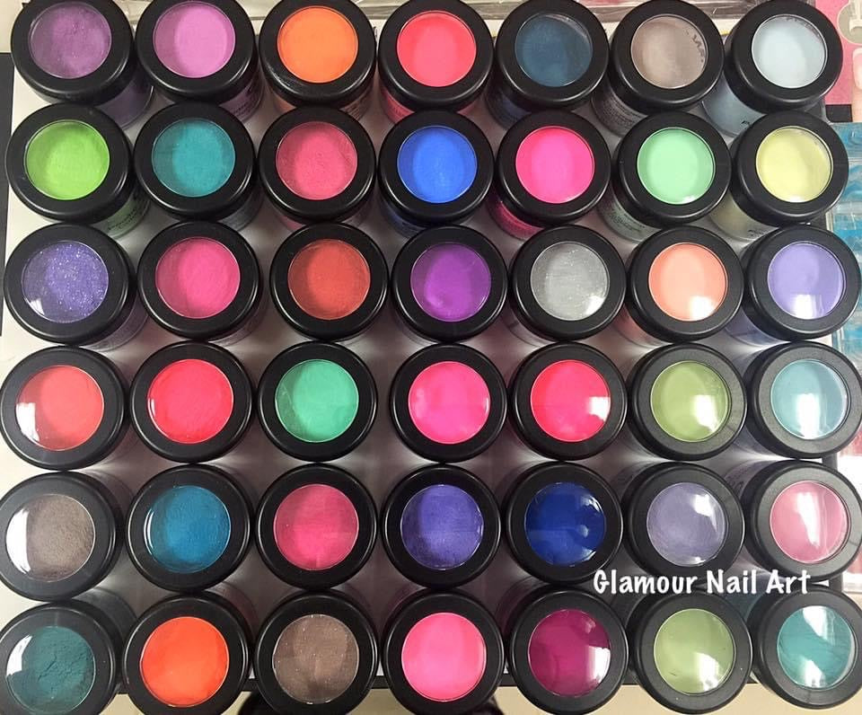 Lot de 100 poudre de couleur
