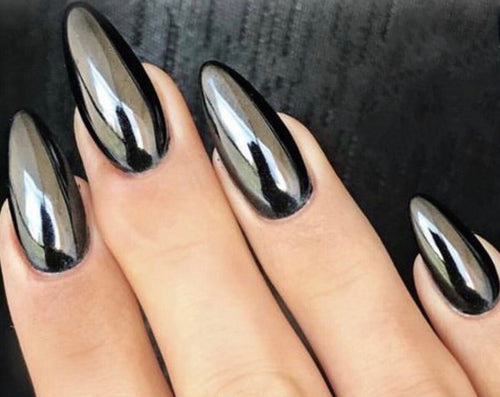 Effet chrome Miroir  Noir