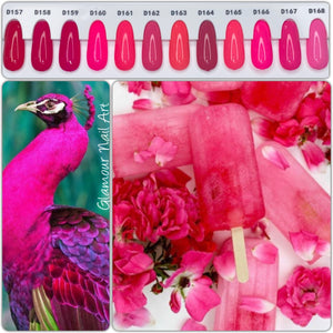 12 vernis UV D Corail Fushia + top et base gratuit