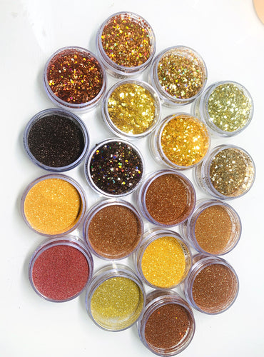 Agencement de glitter et paillettes Automne
