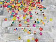 Fimo fruits et confiserie pour ongles milk bath