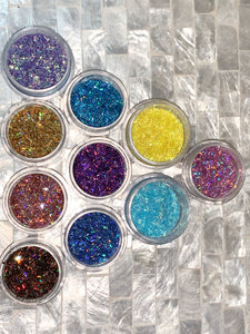 Lot de 10 decoration de paillettes forme cheveux d’anges