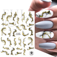 Sticker effet marbre &Gold