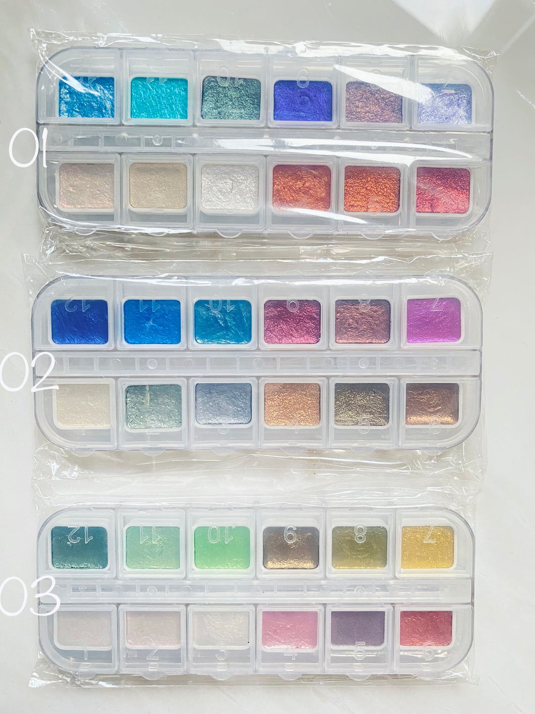Gna Peinture aquarelle  satiné 12 couleur