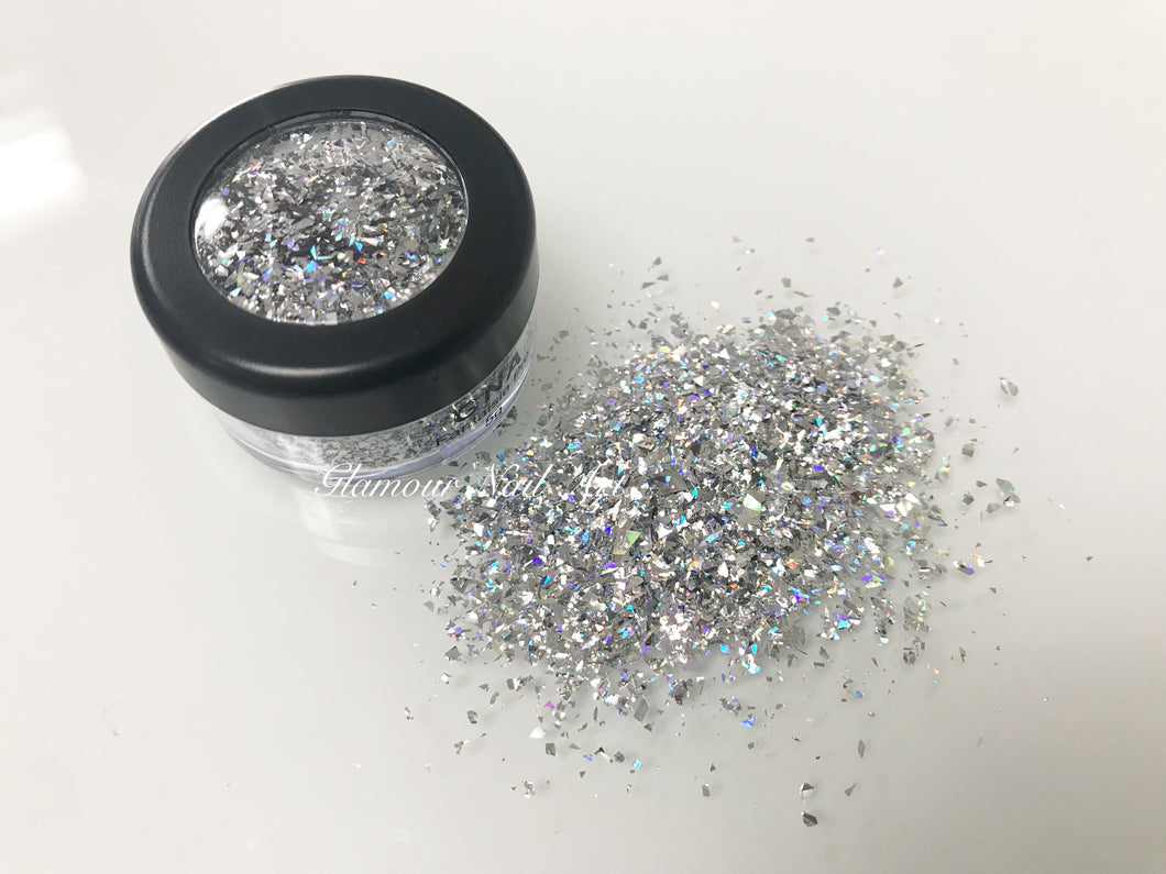 Micro Eclat de Crystal hollo silver