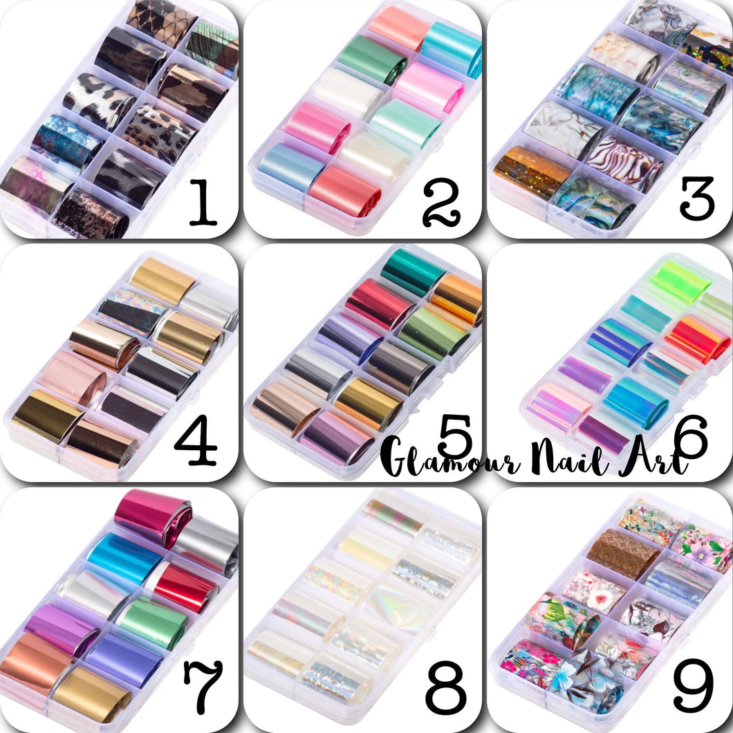 Assortissenent de 10 foil